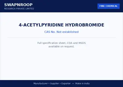 4-Acetylpyridine Hydrobromide - SRPL