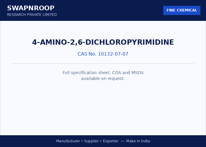4-Amino-2,6-dichloropyrimidine