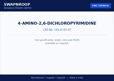 4-Amino-2,6-dichloropyrimidine CAS 10132-07-07 - SRPL
