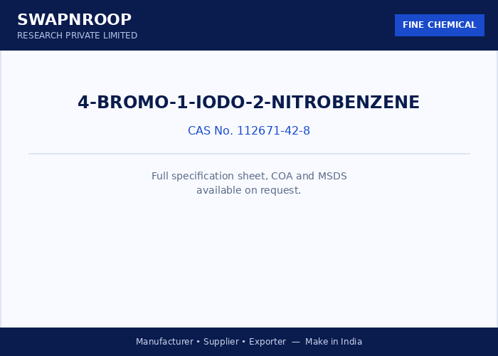 4-Bromo-1-Iodo-2-Nitrobenzene