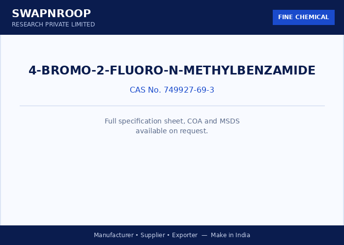 4-Bromo-2-fluoro-N-methylbenzamide