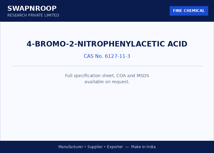 4-Bromo-2-nitrophenylacetic acid