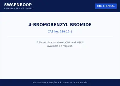 4-Bromobenzyl bromide CAS 589-15-1 - SRPL