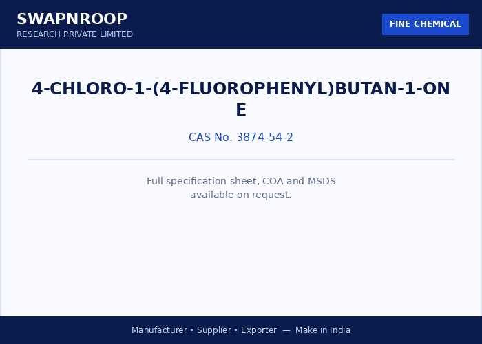 4-Chloro-1-(4-fluorophenyl)butan-1-one