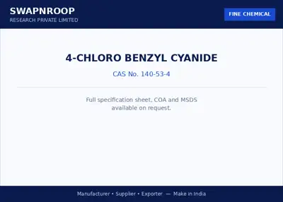 4-Chloro Benzyl Cyanide CAS 140-53-4 - SRPL