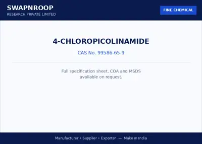 4-Chloropicolinamide CAS 99586-65-9 - SRPL
