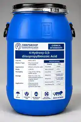 4-Hydroxy-3,5-diisopropylbenzoic Acid (CAS 90411-68-0) - manufacturer, supplier & exporter India - SRPL
