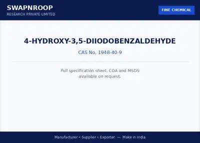 4-HYDROXY-3,5-DIIODOBENZALDEHYDE CAS 1948-40-9 - SRPL