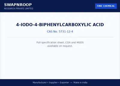 4-IODO-4-BIPHENYLCARBOXYLIC ACID CAS 5731-12-4 - SRPL