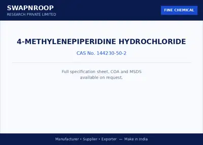 4-Methylenepiperidine hydrochloride CAS 144230-50-2 - SRPL