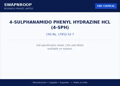 4-sulphanamido phenyl hydrazine HCL (4-SPH) CAS 17852-52-7 - SRPL