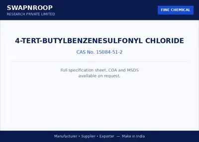 4-tert-Butylbenzenesulfonyl chloride CAS 15084-51-2 - SRPL