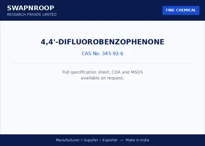 4,4'-Difluorobenzophenone CAS 345-92-6 - SRPL