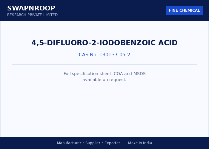 4,5-DIFLUORO-2-IODOBENZOIC ACID