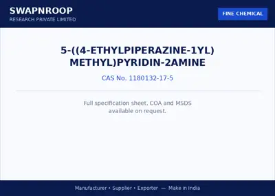 5-((4-ethylpiperazine-1yl) methyl)pyridin-2amine CAS 1180132-17-5 - SRPL