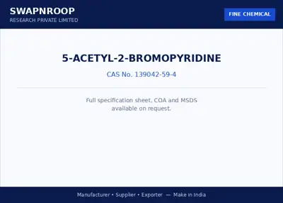 5-Acetyl-2-bromopyridine CAS 139042-59-4 - SRPL