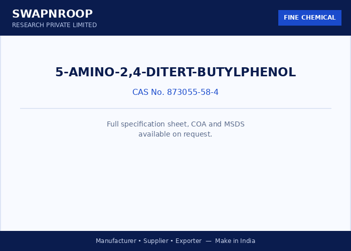 5-Amino-2,4-ditert-butylphenol