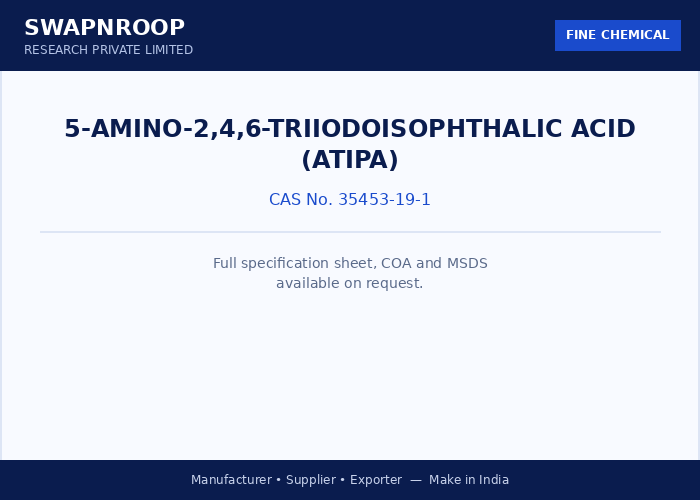 5-AMINO-2,4,6-TRIIODOISOPHTHALIC ACID (ATIPA)