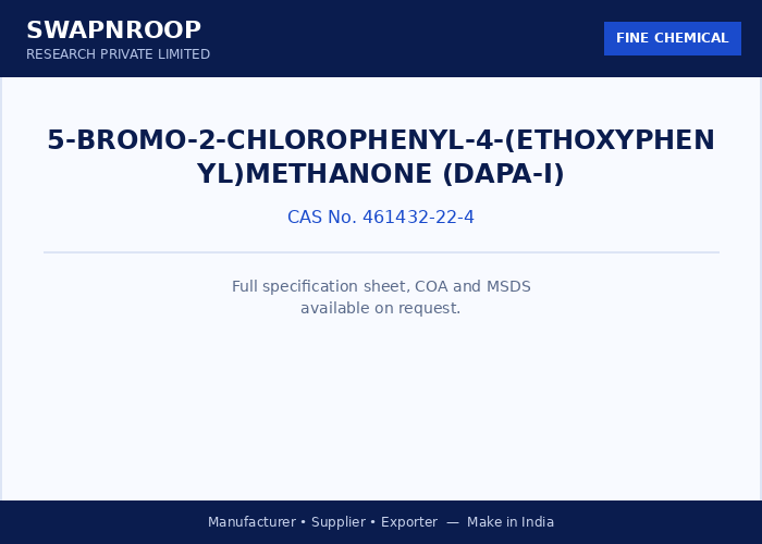 5-Bromo-2-chlorophenyl-4-(ethoxyphenyl)methanone (DAPA-I)