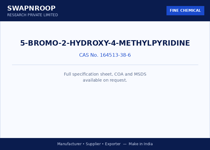 5-Bromo-2-Hydroxy-4-methylpyridine