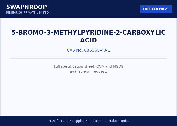 5-Bromo-3-methylpyridine-2-carboxylic acid