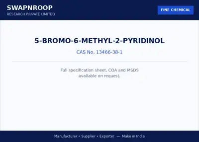 5-Bromo-6-methyl-2-pyridinol CAS 13466-38-1 - SRPL