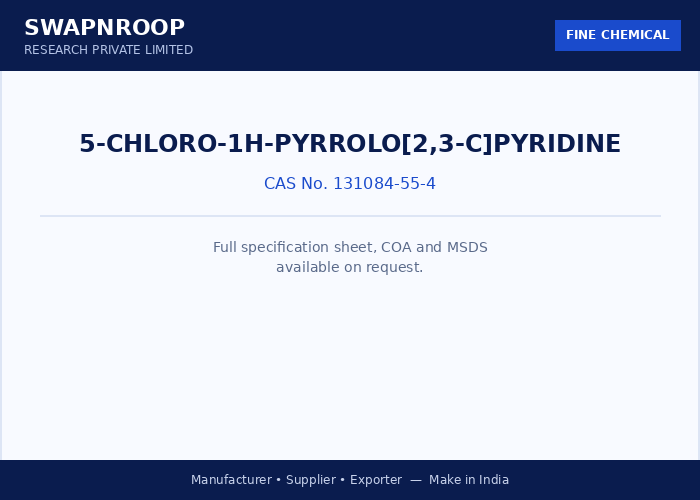 5-Chloro-1H-pyrrolo[2,3-c]pyridine