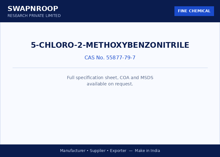 5-Chloro-2-Methoxybenzonitrile