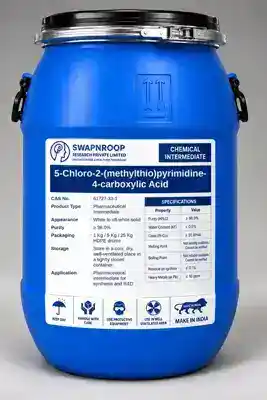 5-Chloro-2-(methylthio)pyrimidine-4-carboxylic Acid CAS 61727-33-1 - SRPL