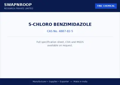 5-Chloro Benzimidazole CAS 4887-82-5 - SRPL