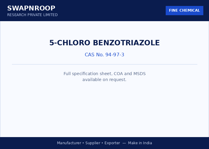 5-Chloro Benzotriazole