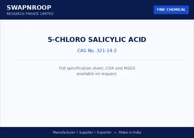 5-Chloro salicylic acid CAS 321-14-2 - SRPL