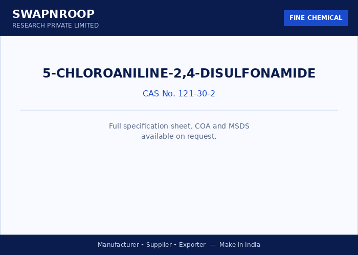 5-Chloroaniline-2,4-Disulfonamide