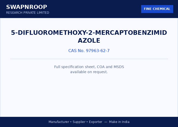 5-difluoromethoxy-2-Mercaptobenzimidazole