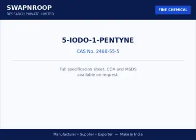 5-Iodo-1-pentyne CAS 2468-55-5 - SRPL