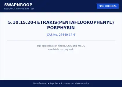 5,10,15,20-Tetrakis(pentafluorophenyl)porphyrin CAS 25440-14-6 - SRPL