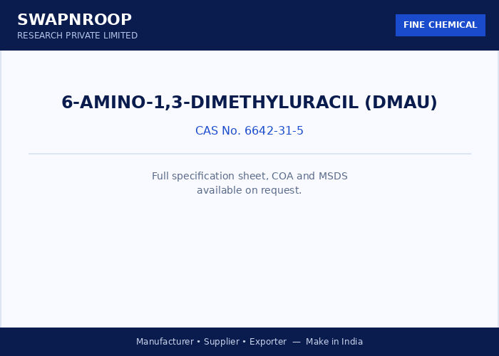 6-Amino-1,3-Dimethyluracil (DMAU)