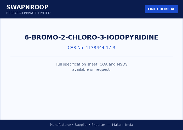 6-Bromo-2-chloro-3-iodopyridine