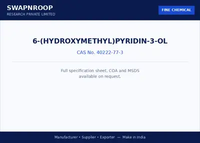 6-(Hydroxymethyl)pyridin-3-ol CAS 40222-77-3 - SRPL