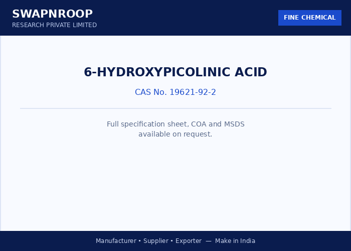 6-Hydroxypicolinic acid