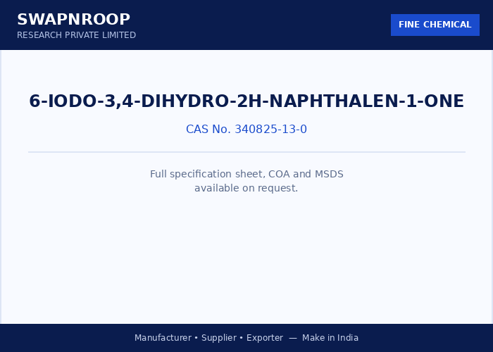 6-IODO-3,4-DIHYDRO-2H-NAPHTHALEN-1-ONE