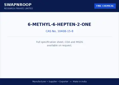 6-Methyl-6-hepten-2-one CAS 10408-15-8 - SRPL