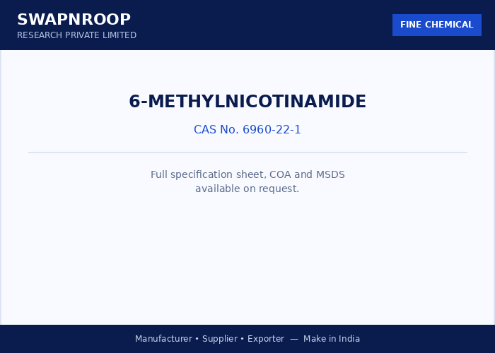 6-Methylnicotinamide