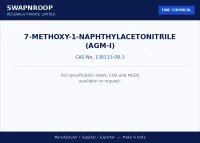 7-Methoxy-1-naphthylacetonitrile (AGM-I) CAS 138113-08-3 - SRPL