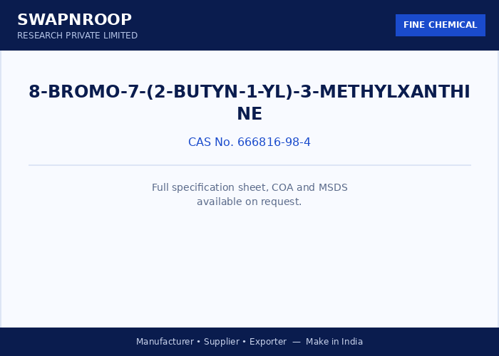 8-Bromo-7-(2-butyn-1-yl)-3-methylxanthine