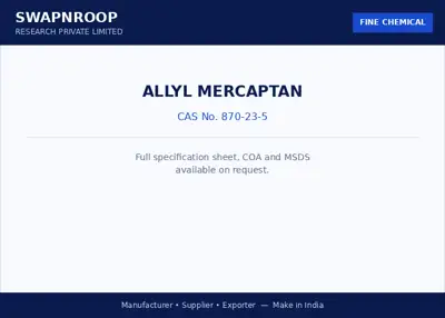Allyl mercaptan CAS 870-23-5 - SRPL