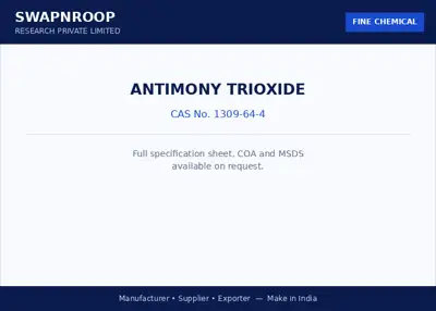 Antimony Trioxide CAS 1309-64-4 - SRPL