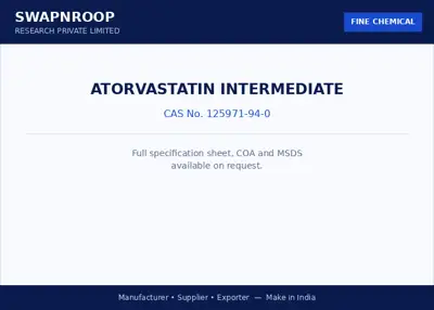 Atorvastatin intermediate CAS 125971-94-0 - SRPL