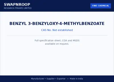 Benzyl 3-benzyloxy-4-methylbenzoate - SRPL
