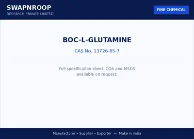 BOC-L-Glutamine CAS 13726-85-7 - SRPL